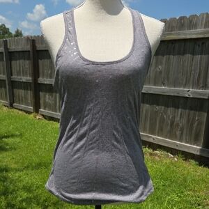 Love on a Hanger Grey Sequin Tank Size M